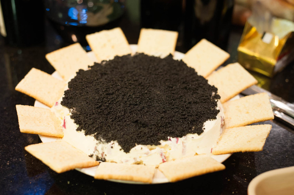 Cream cheese com Caviar